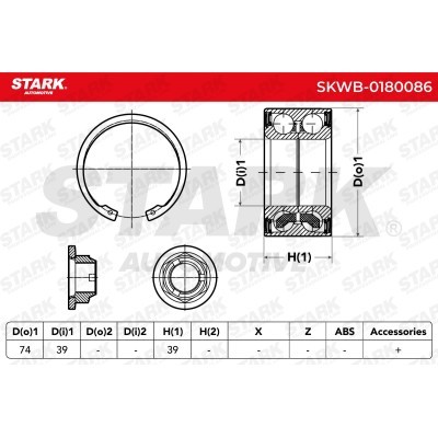 Wheel Bearing Stark SKWB-0180086 SKWB-0180086 - photo 5
