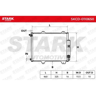 A/C condenser SKCD-0110650 - photo 4