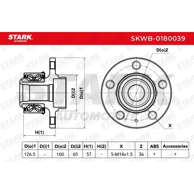 Wheel Bearing Stark SKWB-0180039 SKWB-0180039 - photo 2