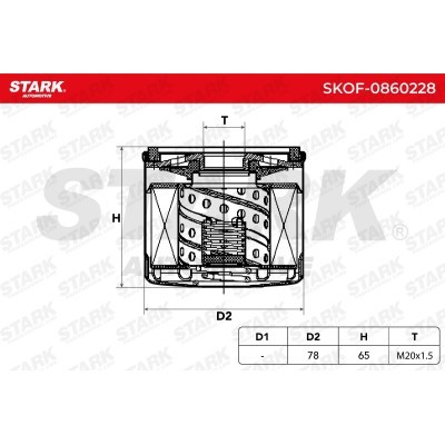 Oil Filter Stark SKOF-0860228 SKOF-0860228 - photo 5