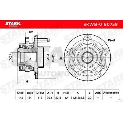 Wheel Bearing Stark SKWB-0180759 SKWB-0180759 - photo 6