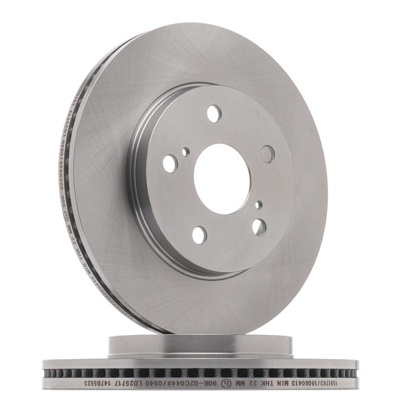Brake Disc RIDEX 82B3069 82B3069 - photo 1