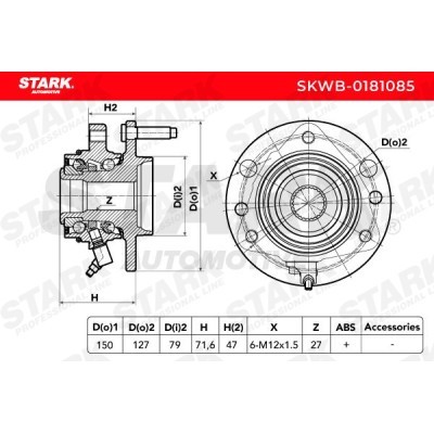 Wheel Bearing Stark SKWB-0181085 SKWB-0181085 - photo 6