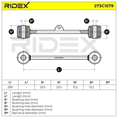 Control Arm RIDEX 273C1579 273C1579 - photo 6