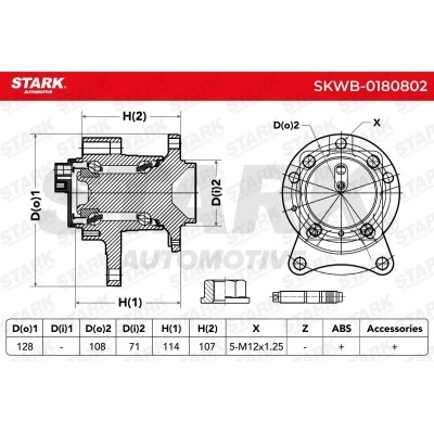 Wheel Bearing Stark SKWB-0180802 SKWB-0180802 - photo 5