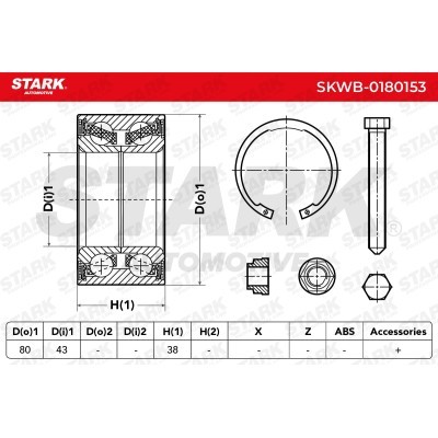 Wheel Bearing Stark SKWB-0180153 SKWB-0180153 - photo 3
