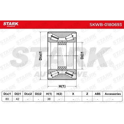 Wheel Bearing Stark SKWB-0180693 SKWB-0180693 - photo 3