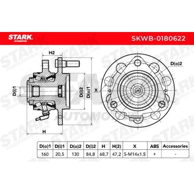 Wheel Bearing Stark SKWB-0180622 SKWB-0180622 - photo 4
