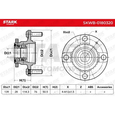 Wheel Bearing Stark SKWB-0180320 SKWB-0180320 - photo 3
