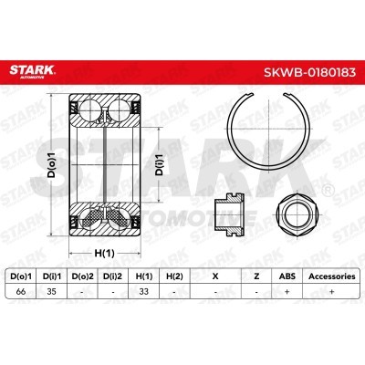 Wheel Bearing Stark SKWB-0180183 SKWB-0180183 - photo 5