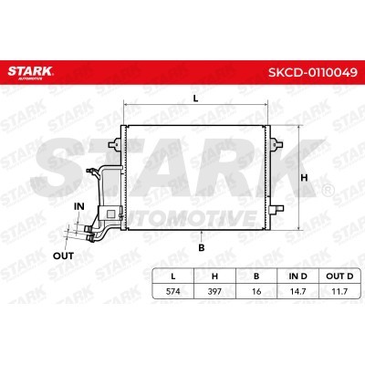 A/C condenser SKCD-0110049 - photo 7