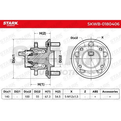 Wheel Bearing Stark SKWB-0180406 SKWB-0180406 - photo 3