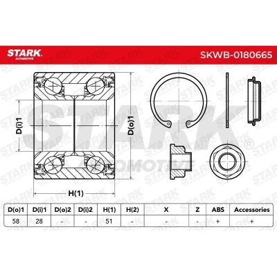 Wheel Bearing Stark SKWB-0180665 SKWB-0180665 - photo 6