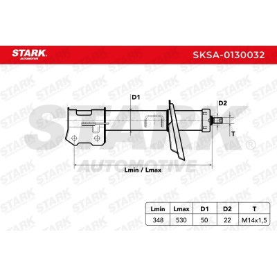 Shock Absorber Stark SKSA-0130032 SKSA-0130032 - photo 9