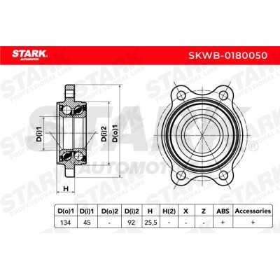 Wheel Bearing Stark SKWB-0180050 SKWB-0180050 - photo 4