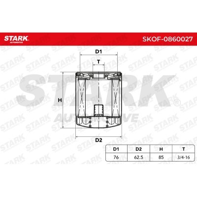 Oil Filter Stark SKOF-0860027 SKOF-0860027 - photo 4