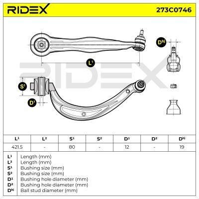 Control Arm RIDEX 273C0746 273C0746 - photo 6
