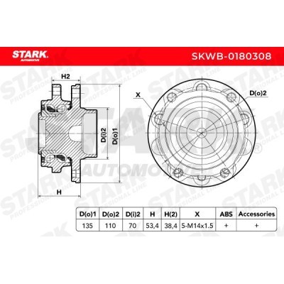 Wheel Bearing Stark SKWB-0180308 SKWB-0180308 - photo 4
