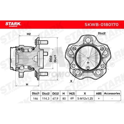 Wheel Bearing Stark SKWB-0180170 SKWB-0180170 - photo 4