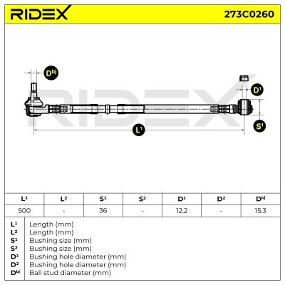 Control Arm RIDEX 273C0260 273C0260 - photo 5