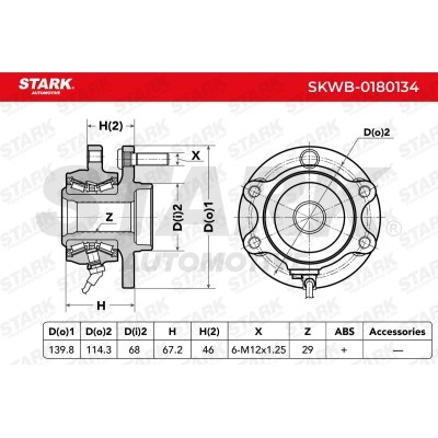 Wheel Bearing Stark SKWB-0180134 SKWB-0180134 - photo 7