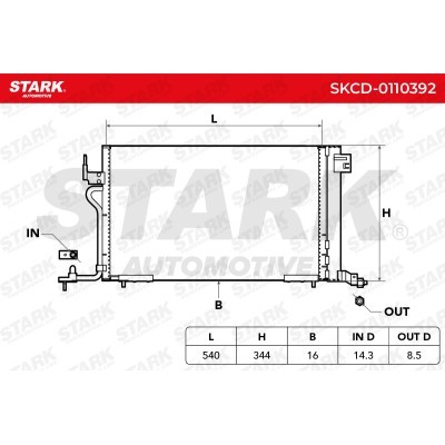 A/C condenser SKCD-0110392 - photo 8