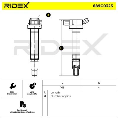 Ignition Coil RIDEX 689C0323 689C0323 - photo 6