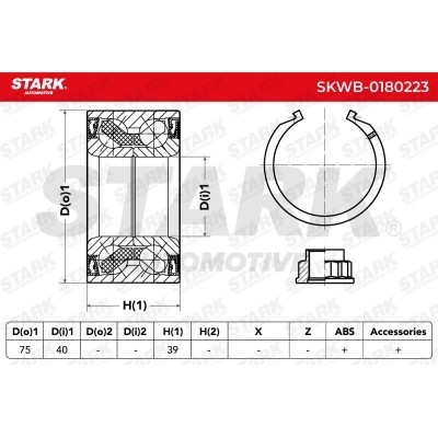 Wheel Bearing Stark SKWB-0180223 SKWB-0180223 - photo 4