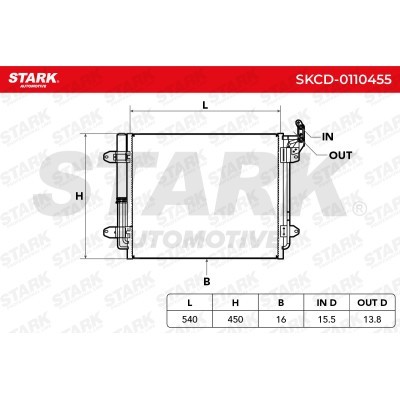 A/C condenser SKCD-0110455 - photo 5
