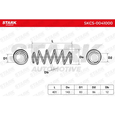 Suspension Spring Stark SKCS-0041000 SKCS-0041000 - photo 5