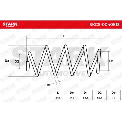 Suspension Spring Stark SKCS-0040813 SKCS-0040813 - photo 4