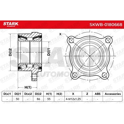 Wheel Bearing Stark SKWB-0180668 SKWB-0180668 - photo 3