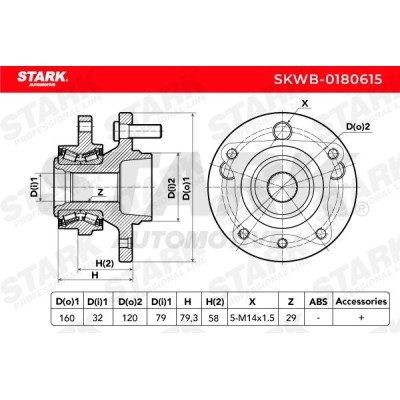 Wheel Bearing Stark SKWB-0180615 SKWB-0180615 - photo 4