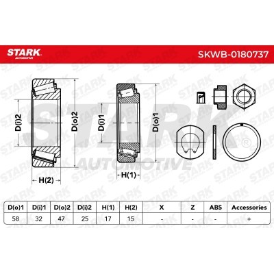 Wheel Bearing Stark SKWB-0180737 SKWB-0180737 - photo 5