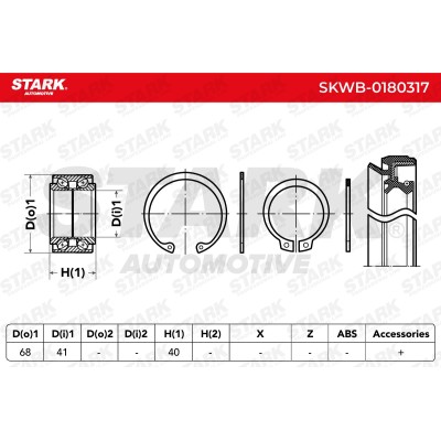 Wheel Bearing Stark SKWB-0180317 SKWB-0180317 - photo 2