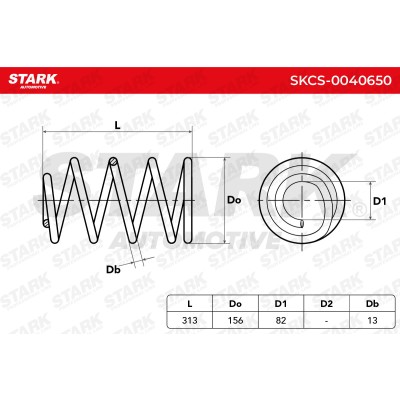 Suspension Spring Stark SKCS-0040650 SKCS-0040650 - photo 5