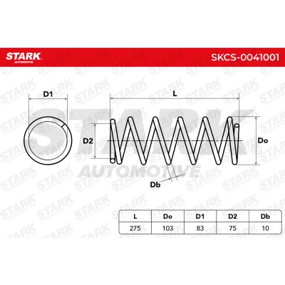 Suspension Spring Stark SKCS-0041001 SKCS-0041001 - photo 5
