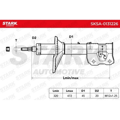 Shock Absorber Stark SKSA-0131226 SKSA-0131226 - photo 3