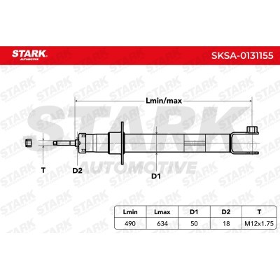 Shock Absorber Stark SKSA-0131155 SKSA-0131155 - photo 7