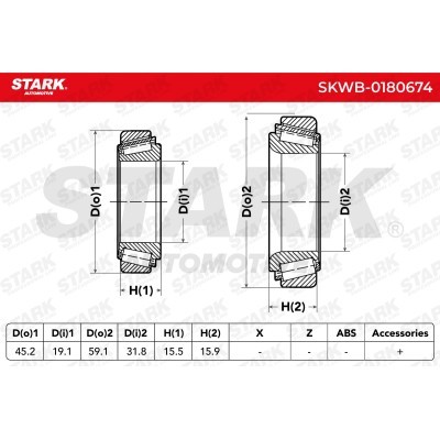 Wheel Bearing Stark SKWB-0180674 SKWB-0180674 - photo 6