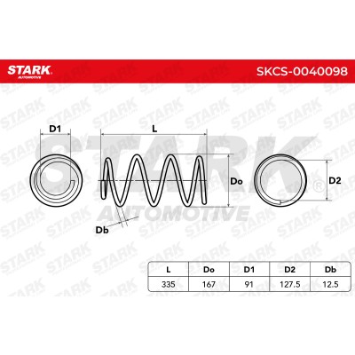Suspension Spring Stark SKCS-0040098 SKCS-0040098 - photo 5