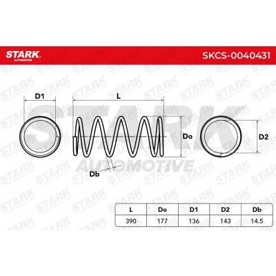 Suspension Spring Stark SKCS-0040431 SKCS-0040431 - photo 6