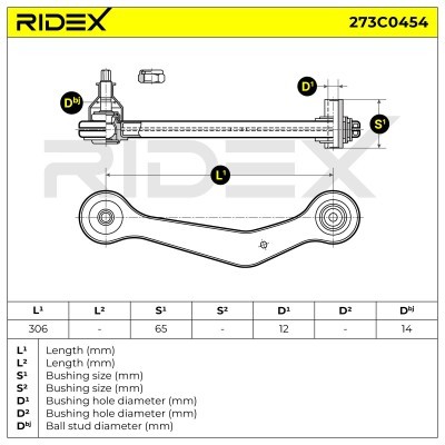Control Arm RIDEX 273C0454 273C0454 - photo 5