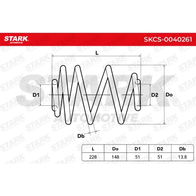 Suspension Spring Stark SKCS-0040261 SKCS-0040261 - photo 6