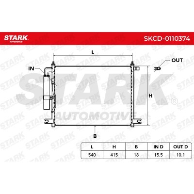 A/C condenser SKCD-0110374 - photo 7