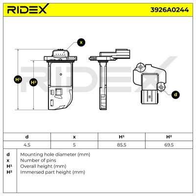 Air Mass Sensor RIDEX 3926A0244 3926A0244 - photo 6