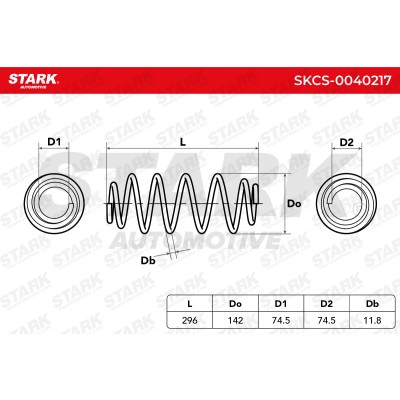 Suspension Spring Stark SKCS-0040217 SKCS-0040217 - photo 6