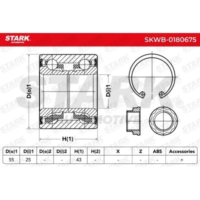 Wheel Bearing Stark SKWB-0180675 SKWB-0180675 - photo 4