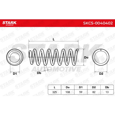 Suspension Spring Stark SKCS-0040402 SKCS-0040402 - photo 4