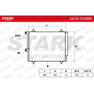 A/C condenser SKCD-0110365 - photo 4